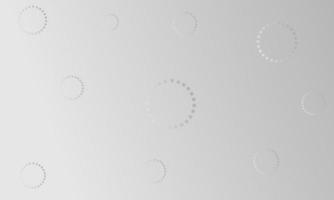 fondo degradado gris con elementos circulares punteados. diseño en blanco para banner vector