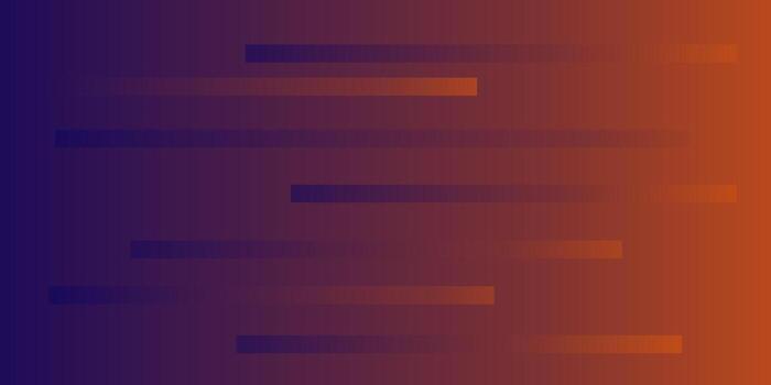 fondo de estilo abstracto y elementos de línea de degradado azul y naranja. diseño de pancarta en blanco vector