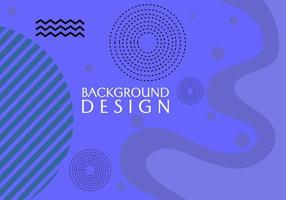 abstract geometric style blue color banner background design vector