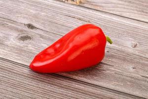 Sweet Red Bell Bulgarian pepper photo