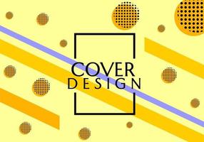 brown geometric abstract cover design. suitable for banner, poster, wallpaper design vector