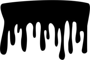 Black dripping vectors