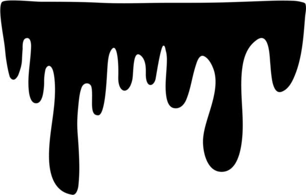 Black dripping vectors