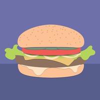 Burger clipart illustration vector