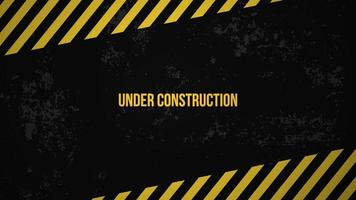 Abstract under construction background with black and yellow stripes vector ilustration eps 10