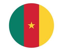 Cameroon Flag National Africa Emblem Icon Vector Illustration Abstract Design Element