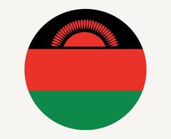 malawi bandera nacional áfrica emblema icono vector ilustración diseño abstracto elemento