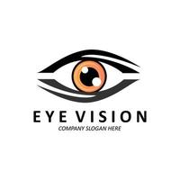 Eyes Logo Design, Vision of the World, vector illustration of organs