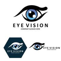 Eyes Logo Design, Vision of the World, vector illustration of organs