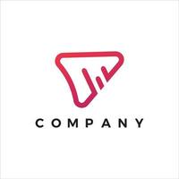 vector de logotipo de música moderna para su empresa o negocio