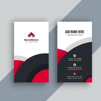 Corporate business card vector