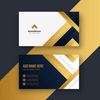 Luxury business card vector