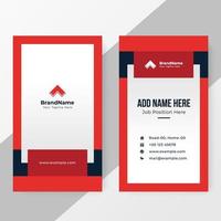Business card, corporate visiting card vector