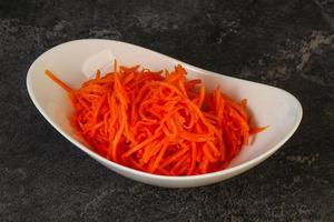 Korean carrot in the bowl photo