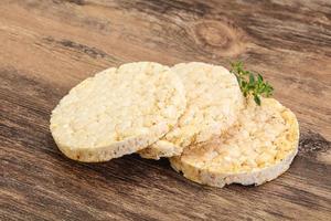 Dietary crisp bread for vegan photo