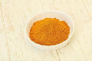 Indian traditional spices - Curry powder photo