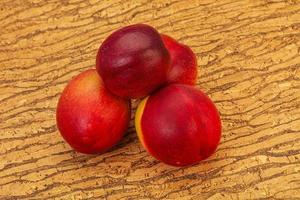 Sweet ripe and tasty Nectarine photo