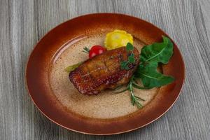 Roasted duck breast photo