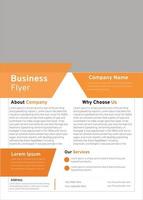 corporate business flyer template design vector