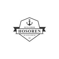 Vintage Retro Badge Insignias or Logotypes Vector Design Element, Business sign, Logos, Identity, Label and Object