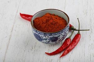 Red dry pepper photo