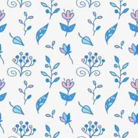 Seamless texture with floral background, vector pattern from flowers, wallpaper