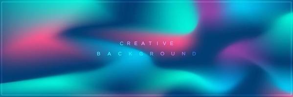 Abstract colorful banner background design vector