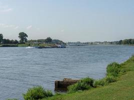 Maastricht and Kessel at the river Maas photo