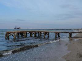 the beach of Sopot in Poland photo