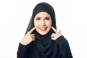 Portrait of islamic woman  model.
