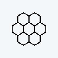 Icon Propolis. suitable for Bee Farm. Line Style. simple design editable. design template vector. simple illustration vector