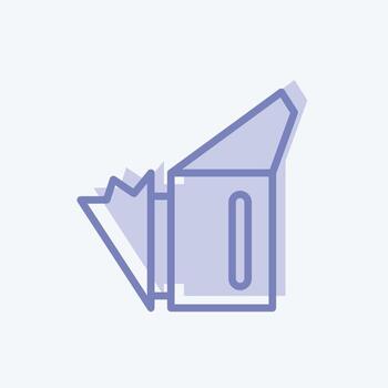 Icon Apiary Smoker. suitable for Bee Farm. two tone style. simple design editable. design template vector. simple illustration vector
