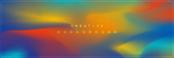 Modern abstract colorful banner background design