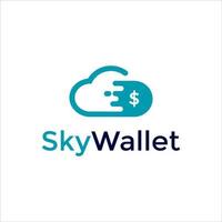 Sky Wallet Logo Vector