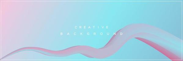 Modern abstract soft liquid gradient banner background design vector