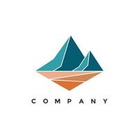 Modern Peak Logo vector illustration design for your company