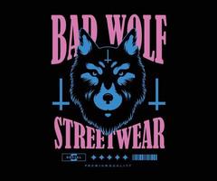 Aesthetic Graphic Design for T shirt Street Wear and Urban Style vector