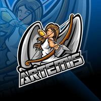 Artemis esport mascot logo design