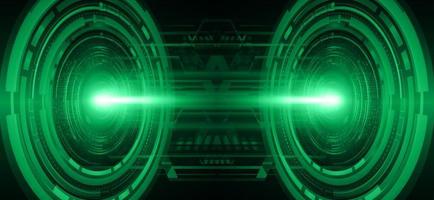 eye cyber circuit future technology concept background vector