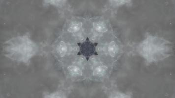 Smoke abstract background is kaleidoscope pattern video