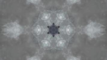 Smoke abstract background is kaleidoscope pattern video