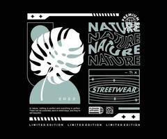 diseño gráfico estético para ropa de calle de camisetas y estilo urbano