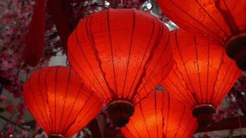 Red lantern ornament video
