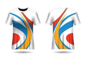 Plantilla de diseño de camiseta de carreras deportivas para vector de uniformes de equipo