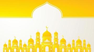 Islamic Background. Eid Mubarak Background. Ramadan Kareem Background. vector