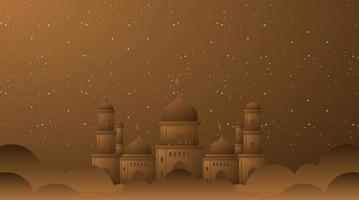 Islamic Background. Eid Mubarak Background. Ramadan Kareem Background. vector