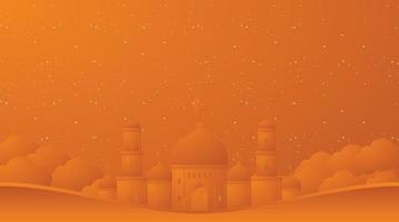 Islamic Background. Eid Mubarak Background. Ramadan Kareem Background. vector