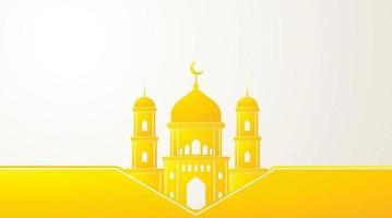 Islamic Background. Eid Mubarak Background. Ramadan Kareem Background. vector