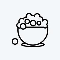 Icon Caviar. suitable for Meat. line style. simple design editable. design template vector. simple illustration vector