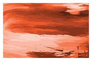 dark orange watercolor background vector